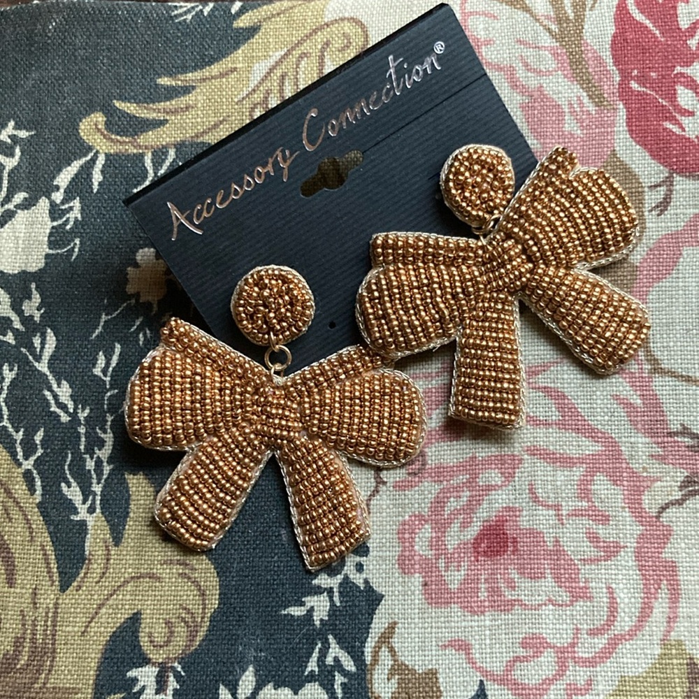 Large bead earrings
